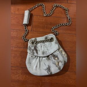 PATRIZIA PEPE RIRENZE LEATHER CLUTCH